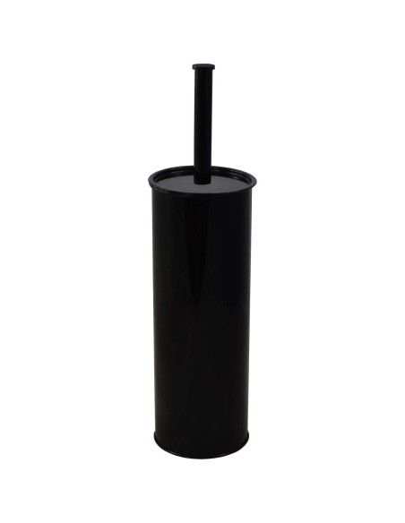 Porte-brosse WC avec support mural inox AISI 304 noir