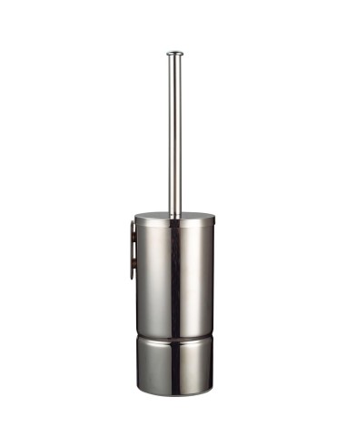 Porte brosse de toilette (WC) avec support mural A CIER INOXYDABLE AISI 304 brillant