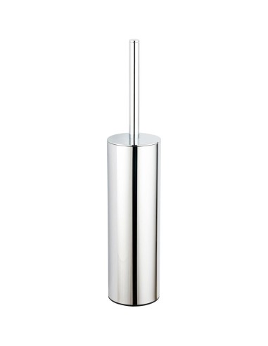Porte brosse de toilette (WC) avec support mural A CIER INOXYDABLE brillant