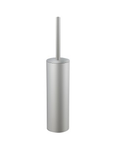 Porte brosse de toilette (WC) avec support mural A CIER INOXYDABLE satiné