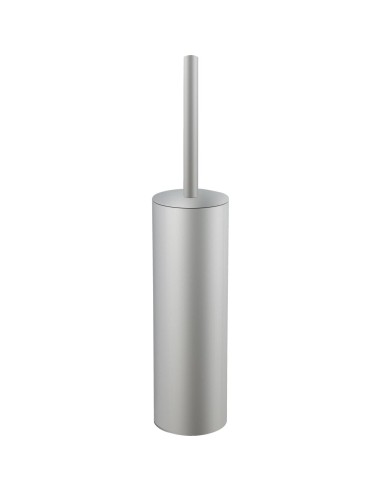 Porte brosse de toilette (WC) avec support mural A CIER INOXYDABLE satiné