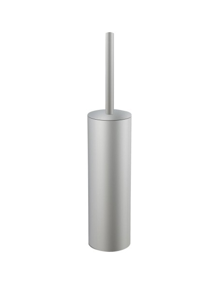 Porte brosse de toilette (WC) avec support mural A CIER INOXYDABLE satiné