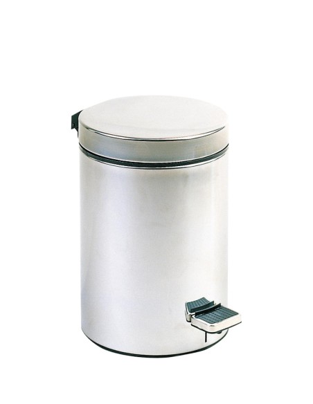 Poubelle hygiénique avec pédale 5 l en ACIER INOXY DABLE satiné