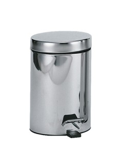 Poubelle hygiénique avec pédale 12 l en ACIER INOX YDABLE brillant