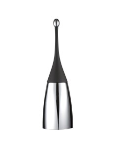 Brosse de toilette (WC) sur pied  SERIE BLACK noir  et chromé
