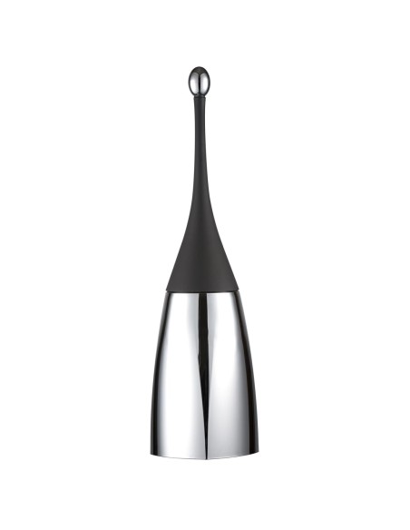 Brosse de toilette (WC) sur pied  SERIE BLACK noir  et chromé