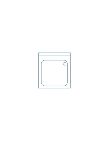 Evier industriel 1 vasque ACIER INOXYDABLE 600x600