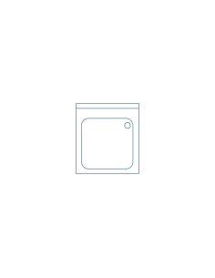 Evier industriel en ACIER INOXYDABLE, 1 vasque, av ec cadre et étagère