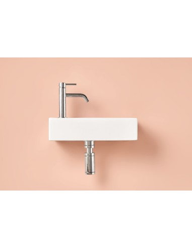 Vasque Mini à gauche Sanycess Vasque compacte design pour salle de bain