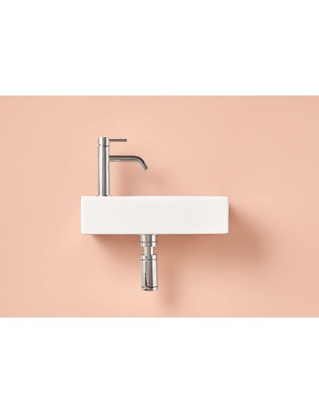 Vasque Mini à gauche Sanycess Vasque compacte design pour salle de bain