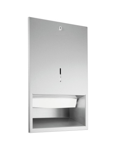 Distributeur papier essuie-mains INOXYDABLE AISI 3 04  encastré