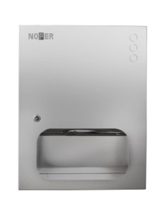 Meuble compact encastré avec distributeur papier e ssuie-mains en ACIER INOXYDABLE