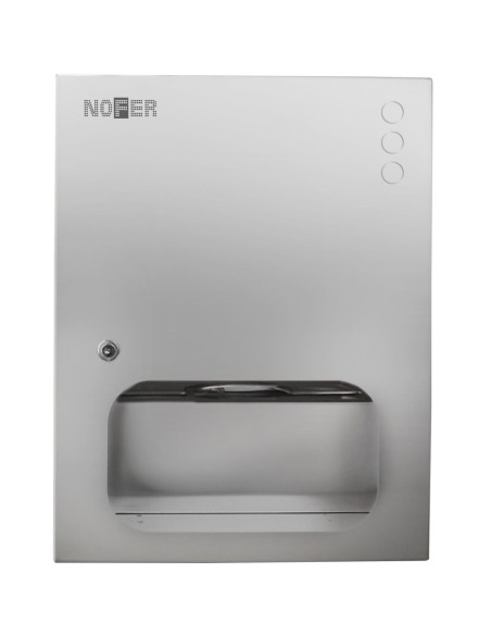 Meuble compact encastré avec distributeur papier e ssuie-mains en ACIER INOXYDABLE