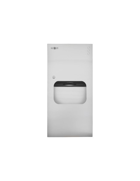 Distributeur de papier et de déchets en acier inoxydable encastré avec une porte 700 haut x 350 large x 113 profondeur (mm)