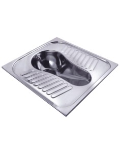 Toilettes turques une buse de pulvérisation ACIER  INOXYDABLE AISI 304 brillant
