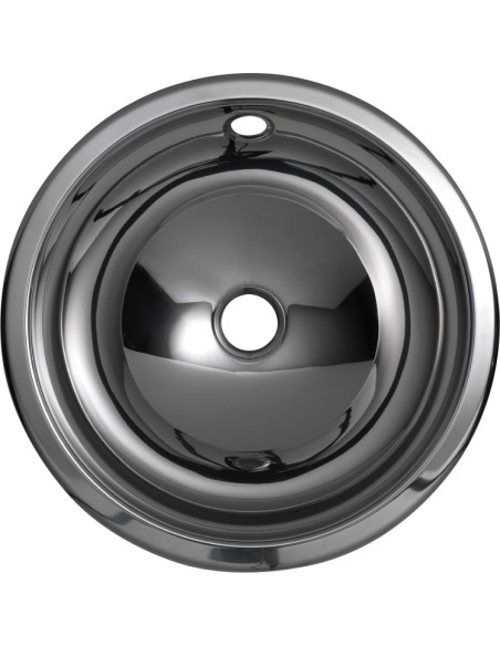 Lave-mains encastré Ø405 en ACIER INOXYDABLE brill ant