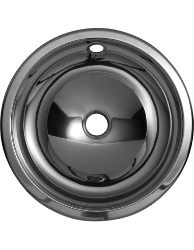 Lave-mains encastré Ø405 en ACIER INOXYDABLE brill ant