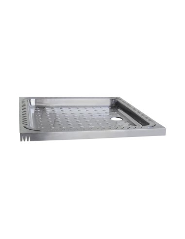 Receveur de douche en ACIER INOXYDABLE AISI 304, 7 00 x 700 mm
