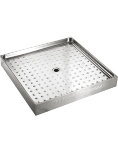 Serie SHOWER receveurs de douche ACIER INOXYDABLE  AISI 304 satiné 800 x 800 mm