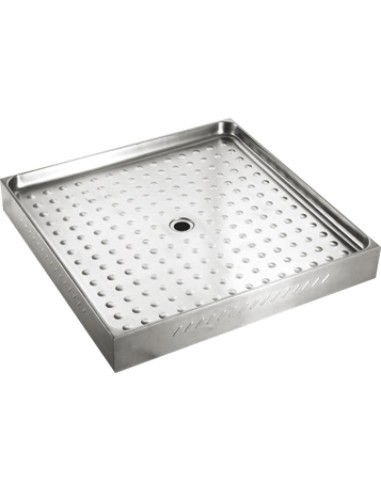 Serie SHOWER receveurs de douche ACIER INOXYDABLE  AISI 304 satiné 800 x 800 mm