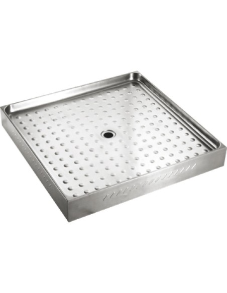 Serie SHOWER receveurs de douche ACIER INOXYDABLE  AISI 304 satiné 800 x 800 mm