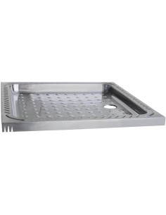 Serie SHOWER receveurs de douche ACIER INOXYDABLE  AISI 304 satiné 900 x 900 mm
