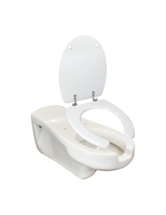 Kit toilettes (WC)-bidet suspendus avec réservoir  chasse d'eau et couvercle