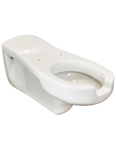 Toilettes (WC)-bidet suspendu en céramique blanche
