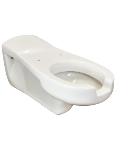Toilettes (WC)-bidet suspendu en céramique blanche