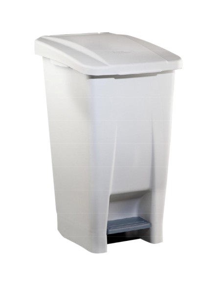 Poubelle en plastique à pédale polypropylène 60 litres