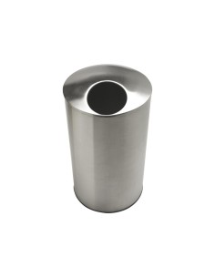 Poubelle en acier inoxydable AISI 304 avec couverc le 15 l Satiné