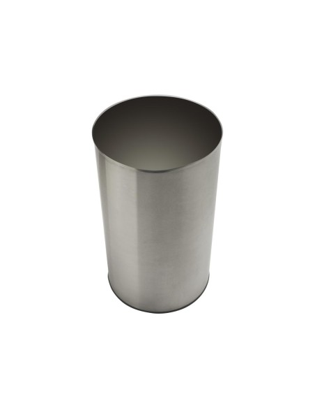 Poubelle en acier inoxydable AISI 304 15 l Satiné