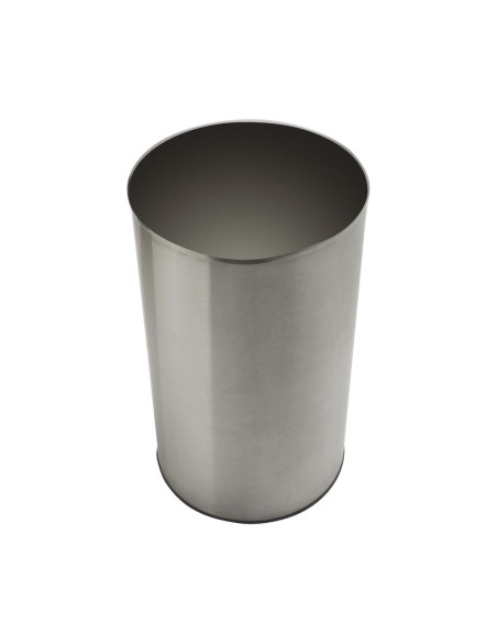 Poubelle en acier inoxydable AISI 304 50 l Satiné