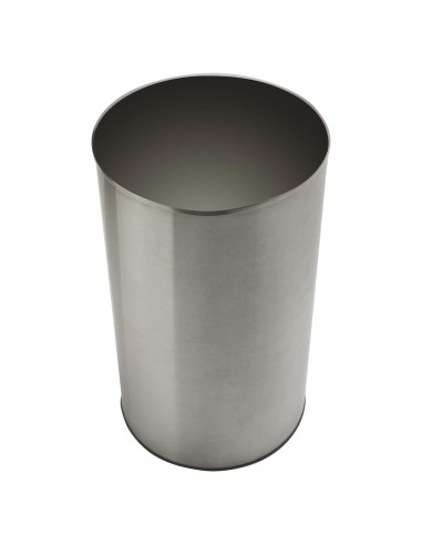 Poubelle en acier inoxydable AISI 304 80 l Satiné