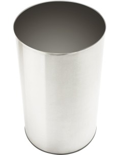 Papelera gran capacidad con tapa 80 litros blanca