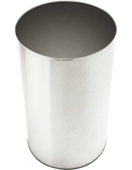 Papelera gran capacidad con tapa 80 litros blanca