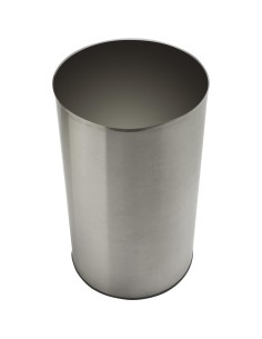 Poubelle grande capacité en acier inoxydable AISI  304 - 150 l Satiné