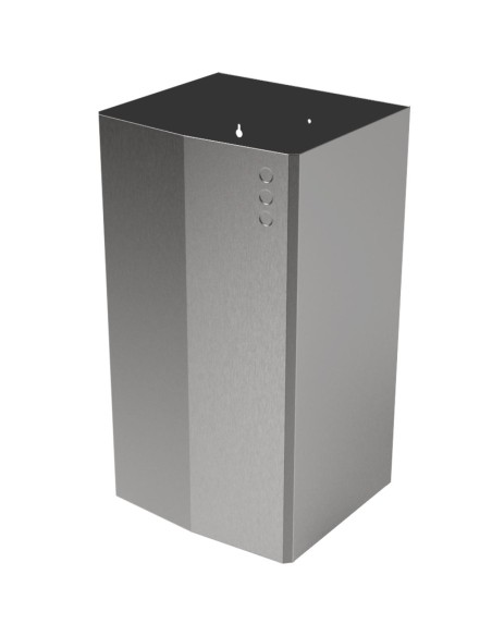 Poubelle murale en ACIER INOXYDABLE AISI 304 65 l  Satiné