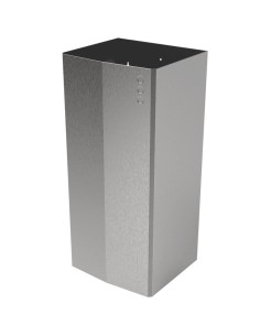 Poubelle murale en ACIER INOXYDABLE AISI 304 80 l  Satiné