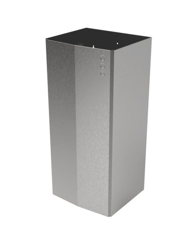 Poubelle murale en ACIER INOXYDABLE AISI 304 80 l  Satiné