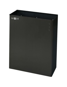 Poubelle murale inox AISI 304 noir 23 l