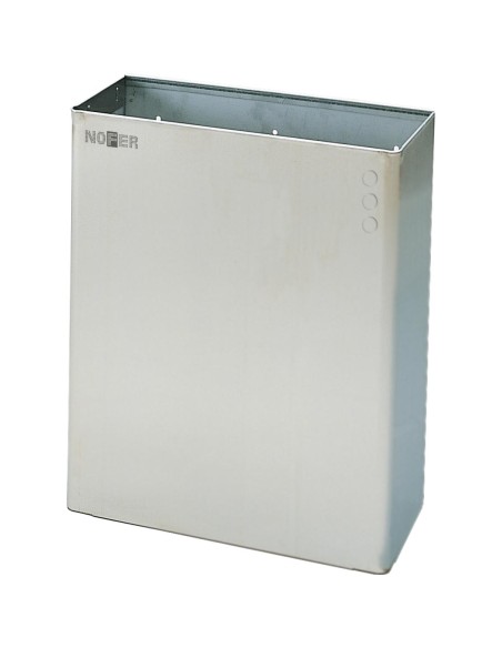 Poubelle murale en ACIER INOXYDABLE AISI 304 satin é 23 l