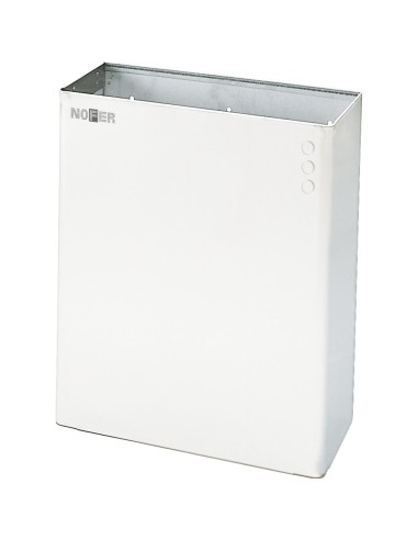 Poubelle murale en ACIER INOXYDABLE AISI 304 blanc  23 l