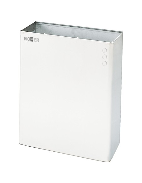 Poubelle murale en ACIER INOXYDABLE AISI 304 blanc  23 l