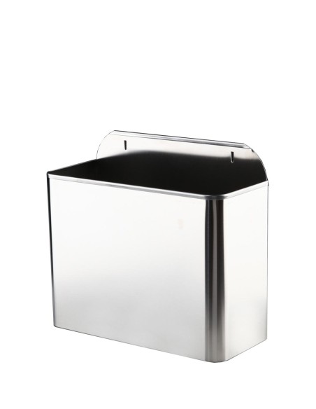 Poubelle murale en ACIER INOXYDABLE satiné 11 l