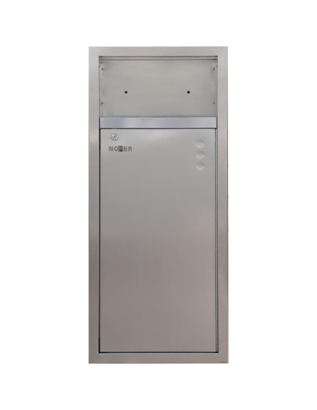 Poubelle murale encastré 21 l ACIER INOXIDABLE AIS I 304 satiné