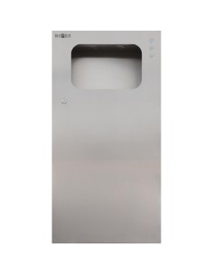 Poubelle murale encastré 38 l ACIER INOXIDABLE AIS I 304 satiné