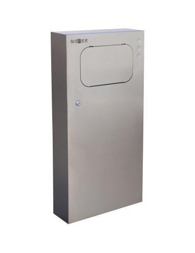 Poubelle murale à fixer 21 l ACIER INOXIDABLE AISI 304 satiné