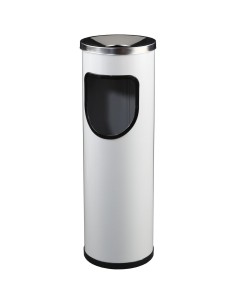 Poubelle cendrier en ACIER laqué 24 l