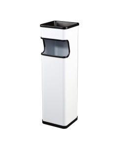 Poubelle cendrier en ACIER laqué 24 l
